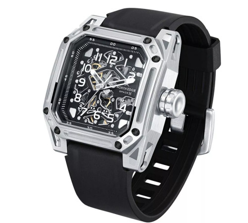 Годинник механічний NORTH EDGE SPACE X Silver Годинник механічний NORTH EDGE SPACE X Silver