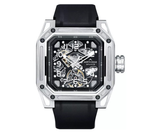 Годинник механічний NORTH EDGE SPACE X Silver Годинник механічний NORTH EDGE SPACE X Silver
