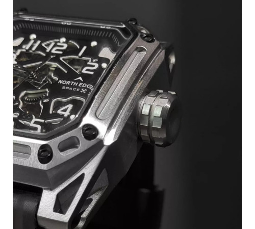 Годинник механічний NORTH EDGE SPACE X Silver Годинник механічний NORTH EDGE SPACE X Silver