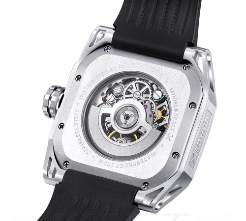 Годинник механічний NORTH EDGE SPACE X Silver Годинник механічний NORTH EDGE SPACE X Silver