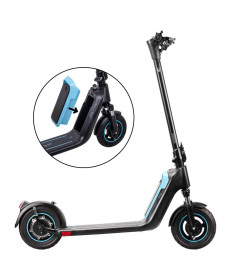 Електросамокат зі знімною батареєю W-TEC SwapCharge 500 W 10” чорно-блакитний