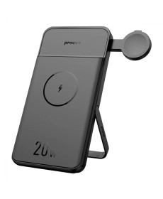 Повербанк бездротовий 2-в-1 Proove Power Stand 20W 10000mAh, чорний