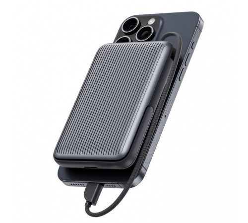 Повербанк Proove Moon Rock 2-в-1 22.5W 10000 mAh, сірий Повербанк Proove Moon Rock 2-в-1 22.5W 10000 mAh, сірий