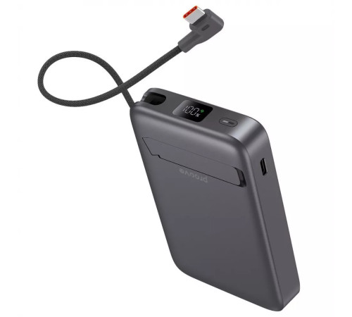 Повербанк Proove OverPower 35W 10000 mAh Qi2, сірий Повербанк Proove OverPower 35W 10000 mAh Qi2, сірий