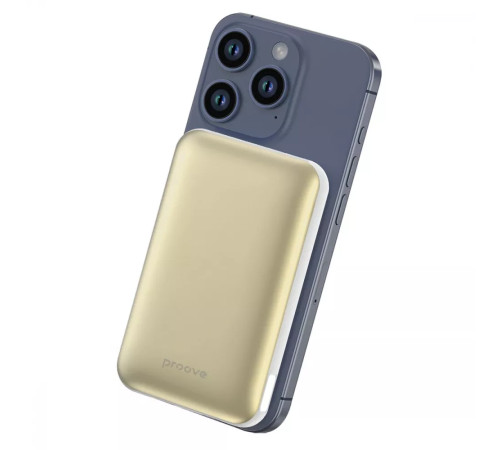 Повербанк Proove Vibe Energy Plus 22.5W 10000 mAh, золотисто-білий Повербанк Proove Vibe Energy Plus 22.5W 10000 mAh, золотисто-білий