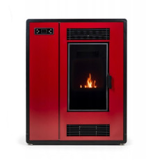 Пелетна піч-камін THUNDER ARIA RED 12 кВт