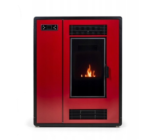 Пелетна піч-камін THUNDER ARIA RED 12 кВт