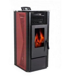 Пелетна піч-камін THUNDER KARMEN RED 10 кВт