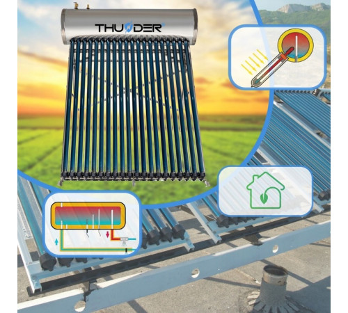 Напірний колектор з баком–200л–THUNDER