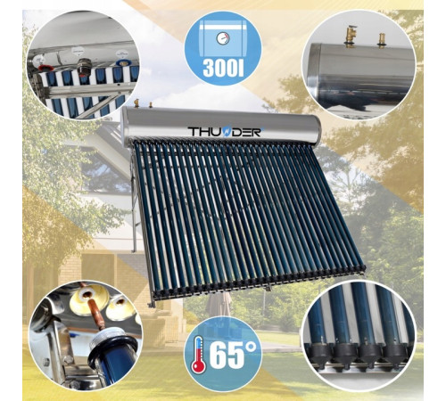 Напірний колектор з баком–300л–THUNDER