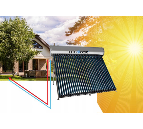 Напірний колектор з баком–300л–THUNDER