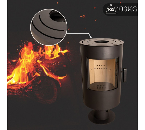 Піч-камін на дровах Thunder Flame 7 кВт Піч-камін на дровах Thunder Flame 7 кВт