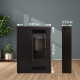 Пелетна піч-камін Thunder Aria Black 7,5 кВт