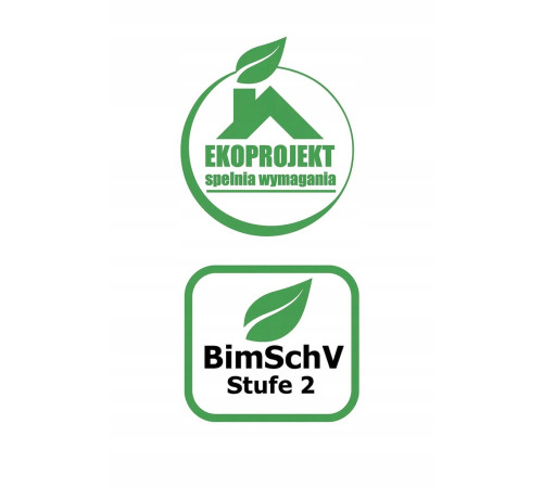 Пелетна піч-камін ARIA BLACK 12 кВт