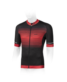 Велоджерсі чоловіча  ACCENT APEX - XL - чорний-червоний