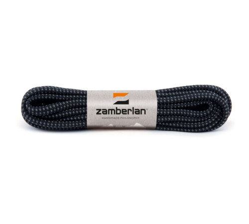 Шнурівки Zamberlan Laces 190 см 081 Black/Grey - чорні