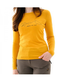 Футболка ж Turbat Cozy Logo 2 LS Wmn golden yellow - XS - жовтий