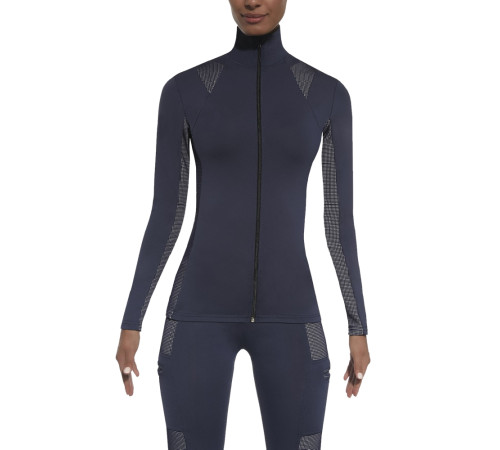 Жіноча спортивна футболка з довгим рукавом BAS BLEU Passion-Blouse - синя/XL Жіноча спортивна футболка з довгим рукавом BAS BLEU Passion-Blouse - синя/XL