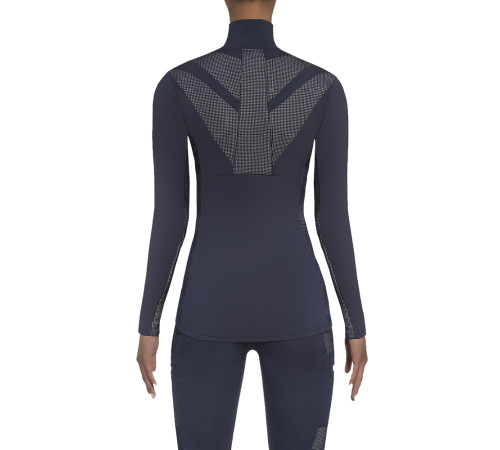 Жіноча спортивна футболка з довгим рукавом BAS BLEU Passion-Blouse - синя/XL Жіноча спортивна футболка з довгим рукавом BAS BLEU Passion-Blouse - синя/XL