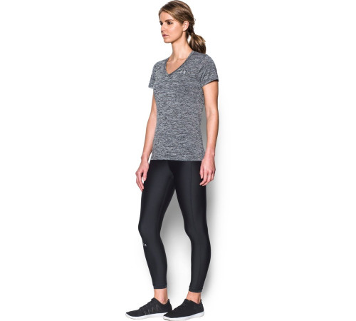 Жіноча футболка Under Armour Tech SSV Twist - S - чорна Жіноча футболка Under Armour Tech SSV Twist - S - чорна