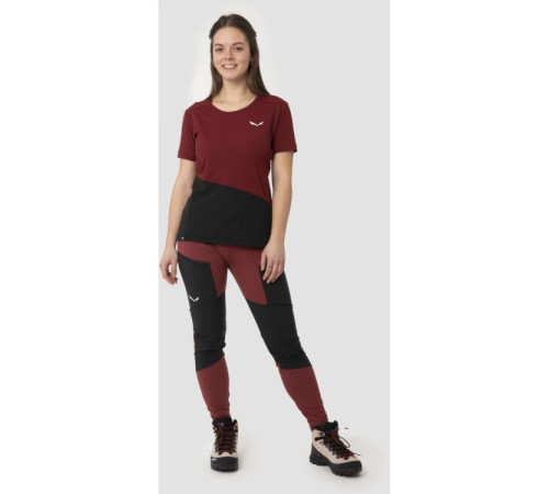 Футболка ж Salewa PUEZ SPORTY DRY W T-SHIRT 28633 1571 - 38/32 (XXS) - бордовий Футболка ж Salewa PUEZ SPORTY DRY W T-SHIRT 28633 1571 - 38/32 (XXS) - бордовий