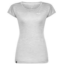 Футболка ж Salewa PUEZ MELANGE DRY W S/S TEE 26538 0028 - 46/40 (L) - білий