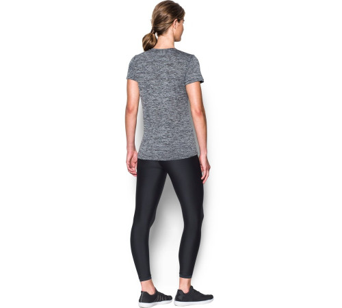 Жіноча футболка Under Armour Tech SSV Twist - XS - чорна Жіноча футболка Under Armour Tech SSV Twist - XS - чорна