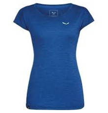 Футболка ж Salewa PUEZ MELANGE DRY W S/S TEE 26538 8176 - 44/38 (M) - синій