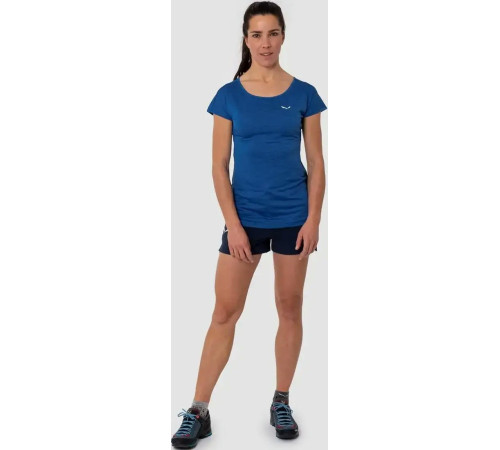 Футболка ж Salewa PUEZ MELANGE DRY W S/S TEE 26538 8625 - 44/38 (M) - синій