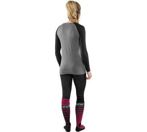 Футболка ж Dynafit TOUR LIGHT MERINO W L/S TEE 71365 0911 - S - сірий/чорний Футболка ж Dynafit TOUR LIGHT MERINO W L/S TEE 71365 0911 - S - сірий/чорний