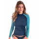 Жіноча футболка Jobe Rashguard longsleeve - синій/L