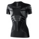 Жіноча спортивна футболка Bruback Dry - XL - чорна/графіт