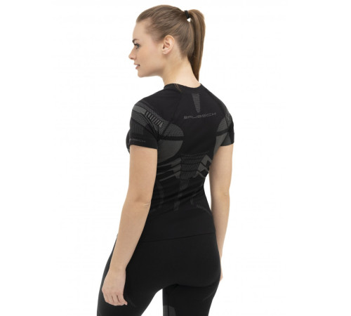 Жіноча спортивна футболка Bruback Dry - XL - чорна/графіт Жіноча спортивна футболка Bruback Dry - XL - чорна/графіт