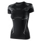 Жіноча спортивна футболка Bruback Dry - XL - чорна/графіт