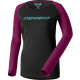 Футболка Dynafit 24/7 L/S Tee Wms - 46/40 - чорний/бордовий