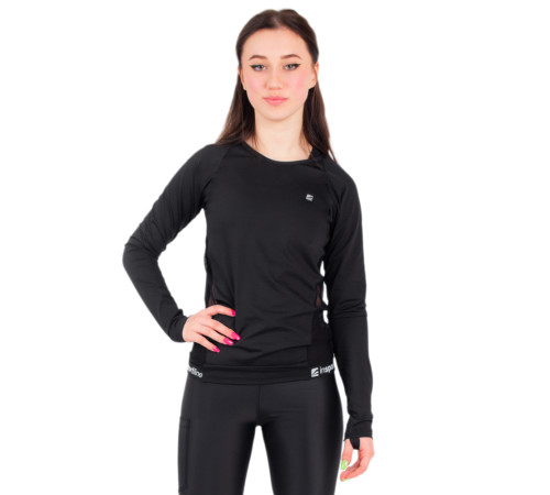 Жіноча футболка inSPORTline T-Long - L - чорна Жіноча футболка inSPORTline T-Long - L - чорна