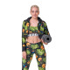 Жіноча кофта Nebbia High-Energy Cropped Jacket 564 - зелений/М
