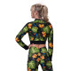 Жіноча кофта Nebbia High-Energy Cropped Jacket 564 - зелений/М