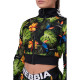 Жіноча кофта Nebbia High-Energy Cropped Jacket 564 - зелений/М