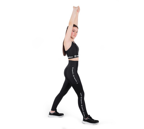 Жіночі легінси inSPORTline Highwaist - М - чорні Жіночі легінси inSPORTline Highwaist - М - чорні