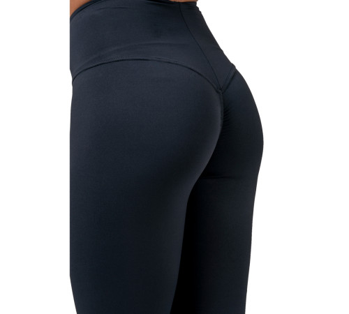 Жіночі легінси Nebbia High Waist Labels 504 - чорні/S Жіночі легінси Nebbia High Waist Labels 504 - чорні/S