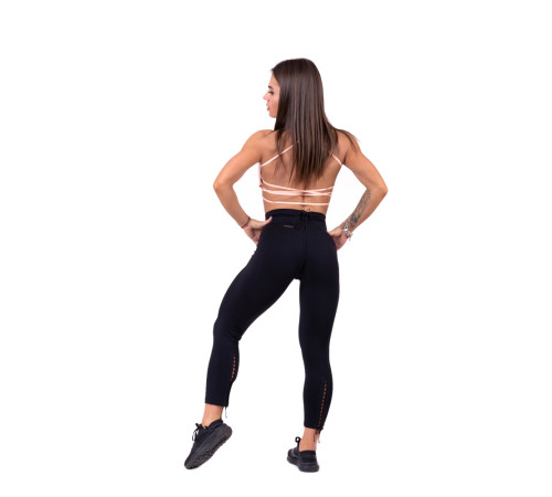 Жіночі легінси Nebbia Lace-up 7/8 661 - розмір L / чорний Жіночі легінси Nebbia Lace-up 7/8 661 - розмір L / чорний