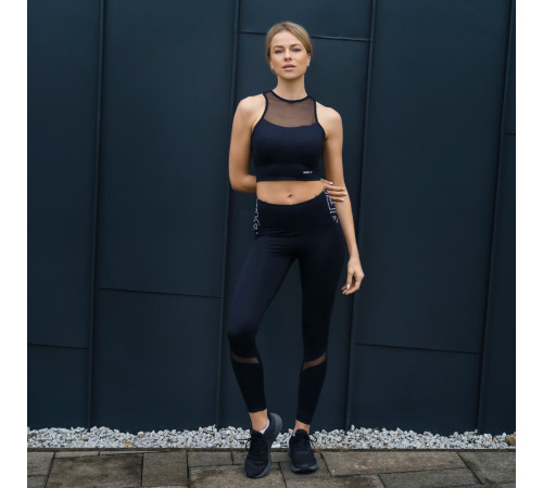 Легінси з високою талією Nebbia FIT Activewear 443 - M - чорний