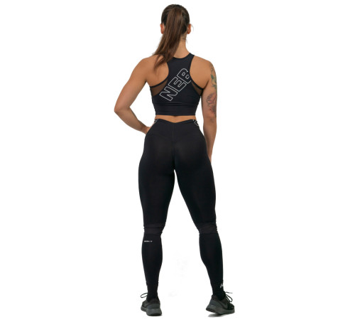 Легінси з високою талією Nebbia FIT Activewear 443 - L - чорний Легінси з високою талією Nebbia FIT Activewear 443 - L - чорний