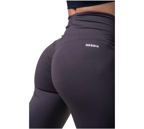 Жіночі легінси з високою талією Nebbia Classic Hero 570 - фіолетовий/L Жіночі легінси з високою талією Nebbia Classic Hero 570 - фіолетовий/L