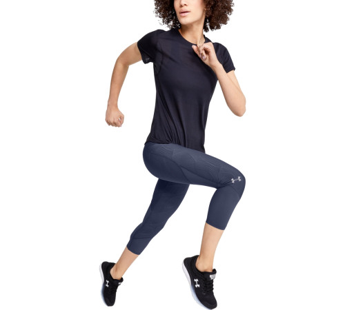 Women’s Capri Leggings Under Armou Fly Fast Jacquard Crop<br> Women’s Capri Leggings Under Armou Fly Fast Jacquard Crop<br>