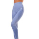 Жіночі легінси Boco Wear Blue Melange Push Up - S/M - блакитні