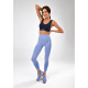 Жіночі легінси Boco Wear Blue Melange Push Up - S/M - блакитні