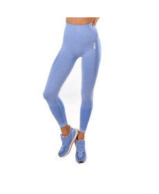 Жіночі легінси Boco Wear Blue Melange Push Up - S/M - блакитні