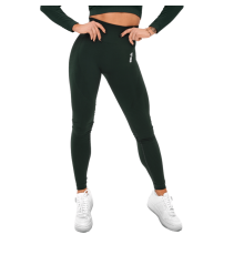 Жіночі легінси Boco Wear Bottle Green Cropped -  XS/S - зелений